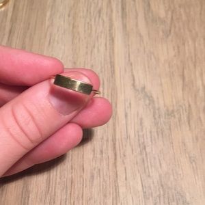 14k Gold Plated Bar Ring
